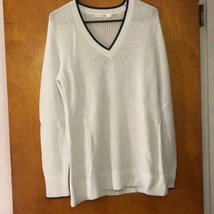 Off White Mesh Sweater